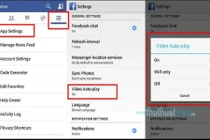 Cách tắt chức năng tự động phát video trên Facebook