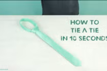 Mẹo thắt cà vạt siêu tốc trong vòng 10 giây