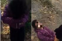 Thiếu nữ xinh đẹp bị đánh ghen “tơi tả” giữa phố Hà Nội