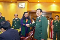 Hình ảnh Bộ trưởng Phùng Quang Thanh dự chương trình Khát vọng đoàn tụ