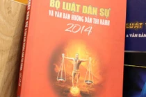Diễn viên Công Lý mặc quần “chíp”, cười hớn hở lên bìa sách luật