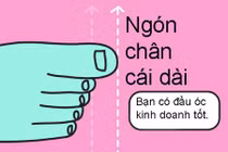 Nhìn bàn chân, đoán tính cách chủ nhân