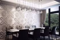 Trang trí phòng ăn tuyệt đẹp từ giấy dán tường