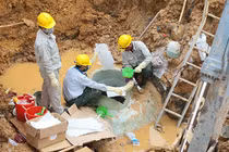 Nóng: Vinaconex công bố thông tin bất thường về đường ống Sông Đà