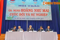 Xúc động buổi kỷ niệm 1 năm ngày mất GS Hoàng Như Mai