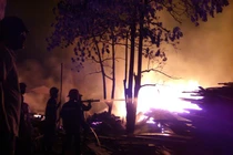 Công ty sách và thiết bị trường học Phú Yên bị thiêu rụi