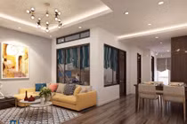 Thiết kế cực đẹp cho căn hộ 58m2 của gia chủ Hà Nội