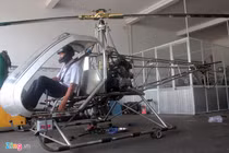 Xem hình ảnh trực thăng “made in Vietnam” chuẩn bị cất cánh