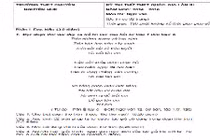 Đề thi thử THPT quốc gia môn Văn chuyên Nguyễn Chí Thanh