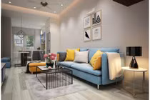 Bên trong căn hộ sắc màu đẹp lạ ở Linh Đàm