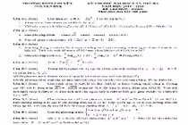 Đề thi thử THPT quốc gia môn Toán chuyên Nguyễn Huệ lần 3