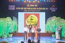 Tân Hiệp Phát được vinh danh Thương hiệu thực phẩm an toàn tin dùng