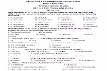 Đề thi thử THPT quốc gia môn Anh trường chuyên Lê Hồng Phong