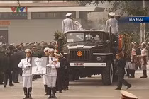 Linh cữu Đại tướng di chuyển lên Nội bài