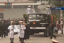 Linh cữu Đại tướng di chuyển lên Nội bài