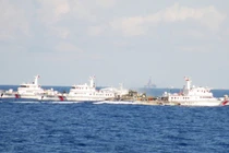 Hình ảnh mới nhất tàu TQ dàn hàng, đâm tàu CSBVN hôm nay