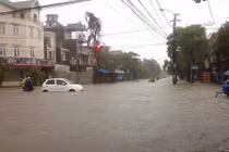 Chùm ảnh: Mưa lớn, Hà Tĩnh chìm trong biển nước