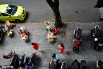 Vỉa hè quận 1 mất trật tự ngày vắng đoàn kiểm tra