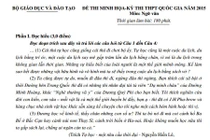 Đề thi minh họa môn Văn kỳ thi THPT quốc gia 2015
