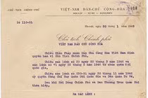 Sắc phong Đại tướng do Chủ tịch Hồ Chí Minh ký