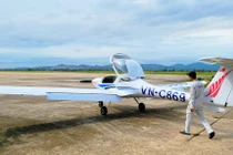 Máy bay huấn luyện tại Chu Lai gặp tai nạn