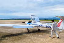 Máy bay huấn luyện tại Chu Lai gặp tai nạn