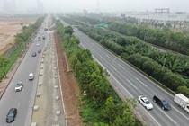 Hà Nội mở rộng gấp đôi đường gom đại lộ Thăng Long chống úng ngập