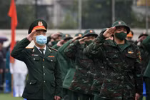 Thanh niên Thủ đô háo hức khí thế lên đường nhập ngũ