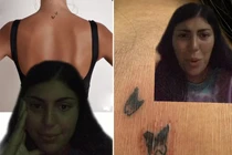 Clip: Cô gái đi xăm hình con bướm nhưng nhận về một mớ hỗn độn