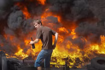 Chùm ảnh bạo lực bùng phát trở lại tại quảng trường Maidan 