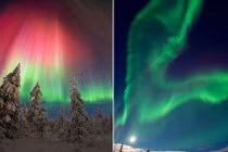 Chộp cảnh bắc cực quang tuyệt đẹp ở Siberia 