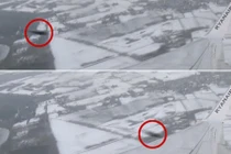 Video: Vật thể bay lạ suýt đâm vào máy bay trên không