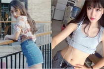 Nữ sinh 9X eo thon, dáng đẹp mặt giống sao nổi tiếng