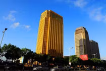 Người dân Trung Quốc hoa mắt vì tòa nhà ánh vàng