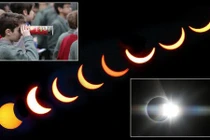 Cận cảnh nhật thực toàn phần vừa xuất hiện ở châu Âu