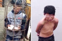 Ăn trộm tiền, cậu bé 9 tuổi bị nhốt trong lồng sắt