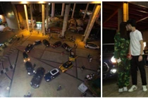 Xếp dàn siêu xe thành hình trái tim cầu hôn nữ sinh 