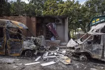 Thành trì ly khai Ukraine hoang tàn sau các đợt nã pháo