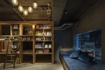 Độc đáo nhà trọ kiêm thư viện ở Nhật Bản