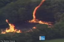 Clip lốc xoáy lửa rùng rợn thu hút 4 triệu lượt xem