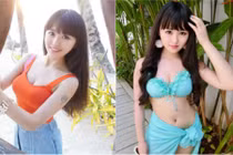 Nữ sinh sư phạm mê mặc bikini, khoe ngực đẫy đà