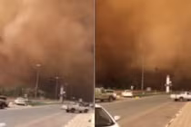 Cảnh tượng bão cát khủng khiếp nhất từng thấy