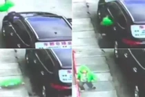 Cậu bé bước đi như thường sau khi rơi từ tầng 3