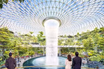 Chiêm ngưỡng nhà ga sân bay đẹp như mơ ở Singapore