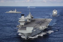 Cận cảnh đội tàu Queen Elizabeth lần đầu vượt Đại Tây Dương trực chiến