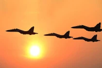 Máy bay Trung Quốc “dương oai” trên khu vực phòng không