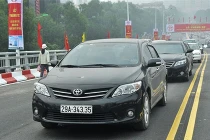 Xem ảnh thông xe cầu vượt dầm thép lớn nhất Việt Nam