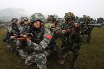 Binh lính Trung, Ấn “tay trong tay” tập trận