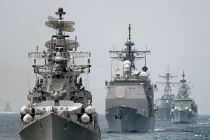 Tàu chiến Nhật Bản, Ấn Độ tập trận trên biển