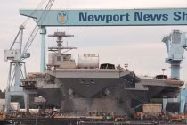 Cận cảnh siêu tàu sân bay Gerald R.Ford Mỹ trước giờ G